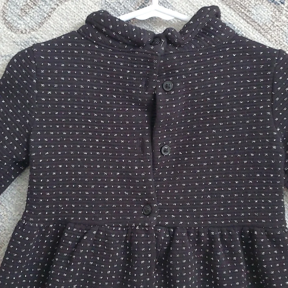 Janie and Jack Juno Valentine Baby Girls Metallic Dot Dress Sz18-24m